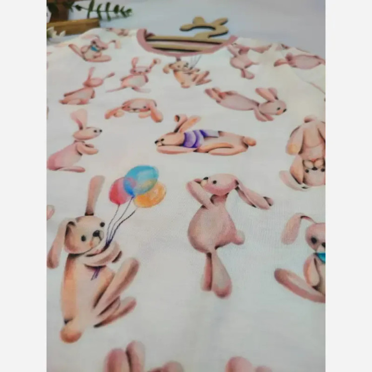 ست تیشرت و شلوار بچگانه نخ پنبه سایز 40